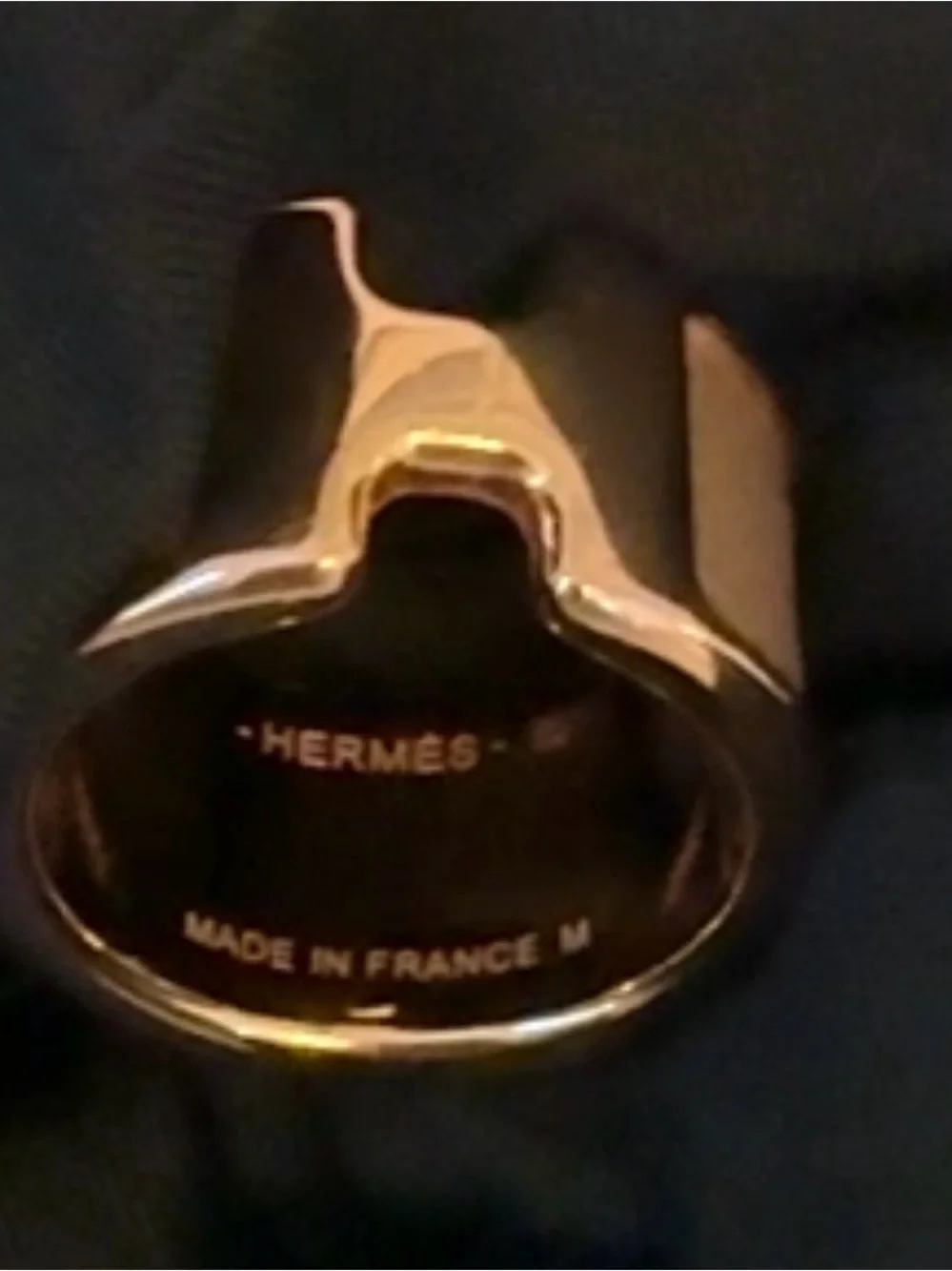 Gentle wear Hermes Olympic Ring Large model, size M